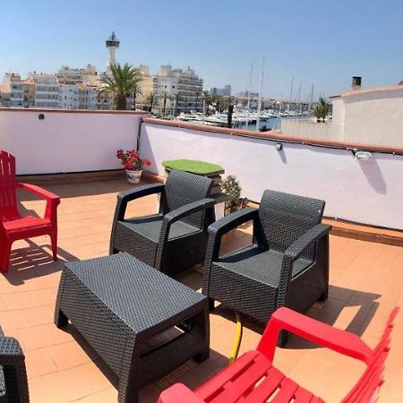 Appartement 80 M2,Port Rhodes D-2 Chambres, Terrasse Panoramique, Vue Sur Le Canal Principal D'Empuriabrava Exterior foto