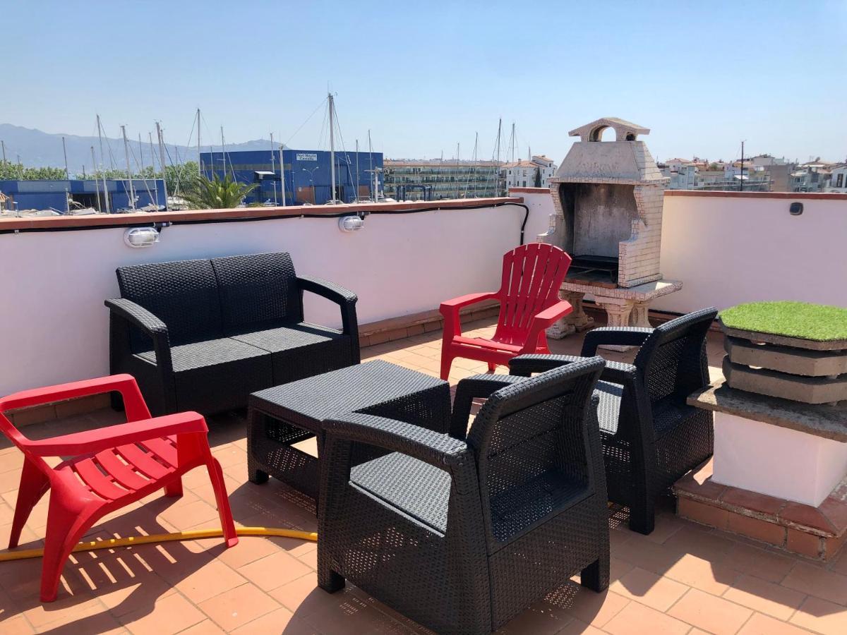 Appartement 80 M2,Port Rhodes D-2 Chambres, Terrasse Panoramique, Vue Sur Le Canal Principal D'Empuriabrava Exterior foto